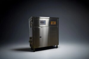 Machine de compostage pour restaurants installée en cuisine professionnelle